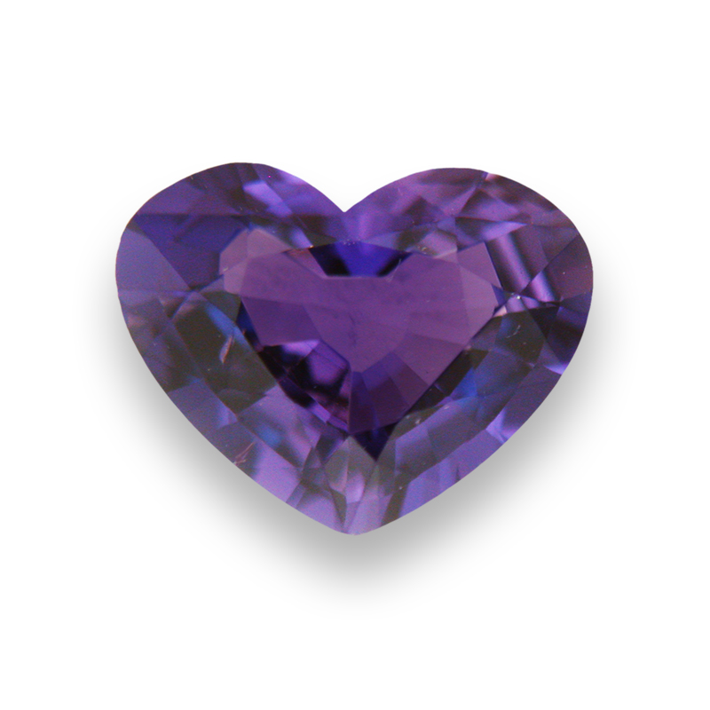 Loose Heart Shaped Purple Sapphire - Purple Heart Shape Sapphire - PUS5041hs275.jpg