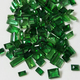 Baguette & Square Untreated Chrome Green Tourmaline Melee 2 mm +