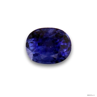 Oval rich royal blue sapphire. This very lively blue sapphire has a nice deep color without being too dark.