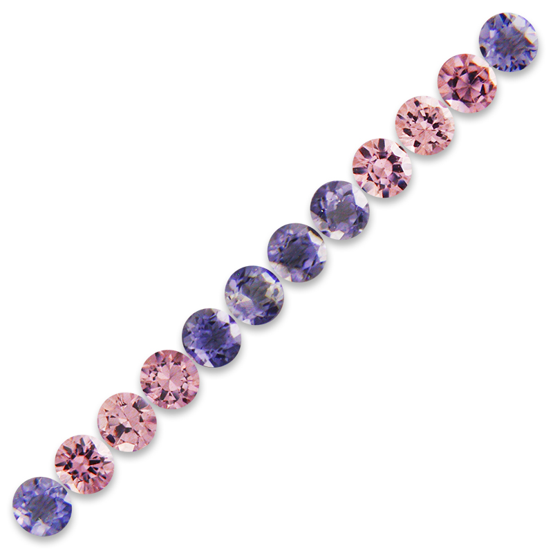 Round Pink Garnet &amp; Blue Purple Iolite Suites - PG714IO3490rdSTE-2.jpg