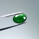 Loose Oval Rose Cut Tsavorite Garnet - Large 4.50 Carat Untreated Green Garnet&nbsp;