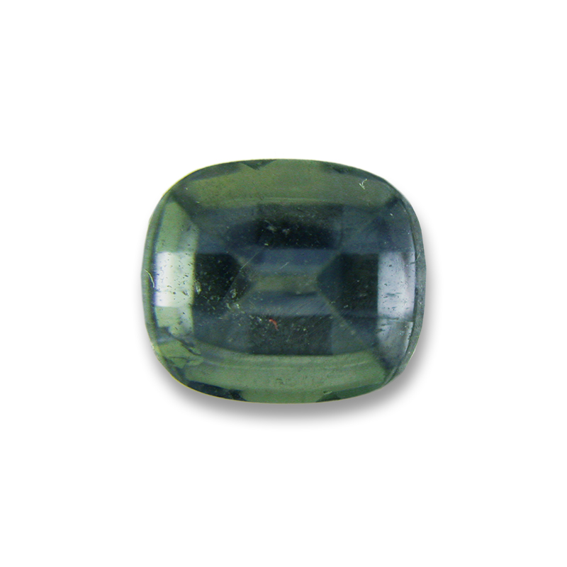 Loose Buff-Top Cushion Untreated Teal Green Sapphire - USbt188cu210.jpg