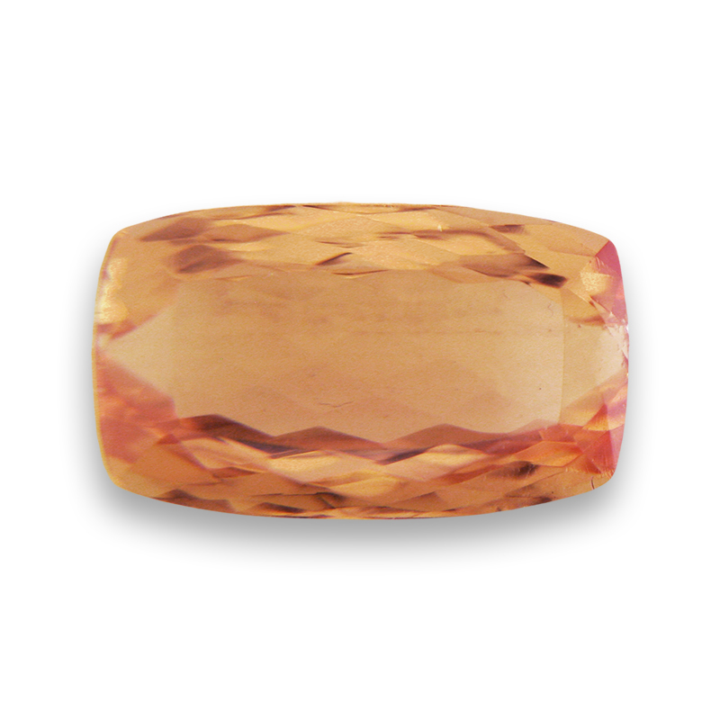 Loose Ethereal Antique Cushion Precious Topaz - 5.55 carat Untreated Apricot Peach Topaz - PRT3080cu555.jpg