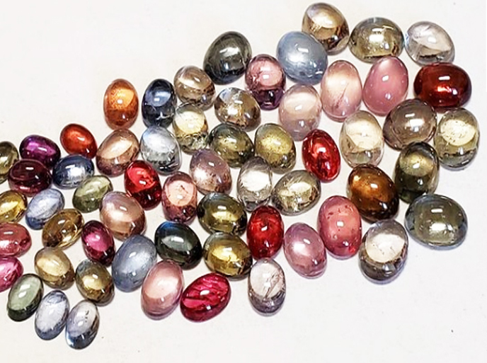 Loose Untreated Oval Umba Sapphire Cabochons - Natural Unheated Colors Sapphire Oval Cabs - umba-cabs.jpg