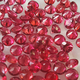 Diamond Cut Round Hot Pink Sapphire Melee Cerise Sapphires 3 mm +