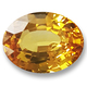 Loose Large Oval Golden Yellow Sapphire-&nbsp; 8 Carat Intense Yellow Sapphire