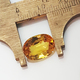 Loose Large Oval Golden Yellow Sapphire-&nbsp; 8 Carat Intense Yellow Sapphire