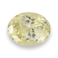 Very brilliant oval untreated yellow sapphire.  This light yellow sapphire is well cut and has lots of life.  Super Sparkly diamond like yellow sapphire from Umba.