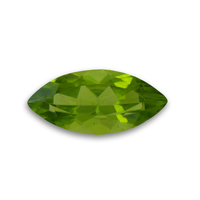 Pretty marquis shape peridot.  Clean yellow green peridot color typical color of Arizona peridot.  