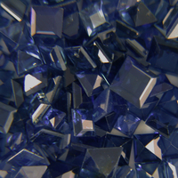 We have a selection of calibrated step-cut square blue sapphire melee available. These fine gemstones showcase a rich and vibrant blue color. The sizes of these square blue sapphires range from 2 to 4 millimeters, offering versatility for creating matched