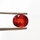 Loose Oval Orange Sapphire - Intense Red Orange Oval Sapphire 2.50 + carats