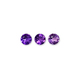 Loose 4 mm Round Amethyst Melee (Calibrated)