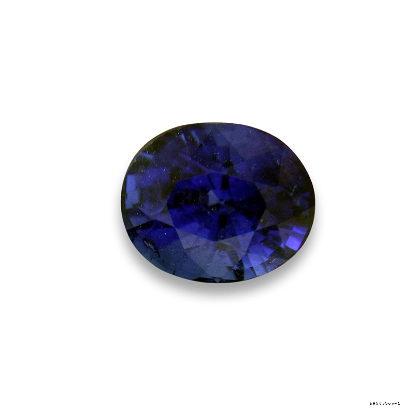 Loose 2 carat &nbsp;Oval Blue Sapphire - Royal Blue Natural Sapphire Oval - SA5005-1a.jpg