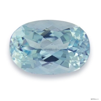 Very pretty oval blue aquamarine. This large aqua is perfect for a aquamarine pendant or ring.  