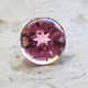 Loose Round Buff-Top Rose Tourmaline