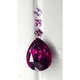 Loose Large Pear Shape Rhodolite Garnet - Untreated Raspberry Red Garnet