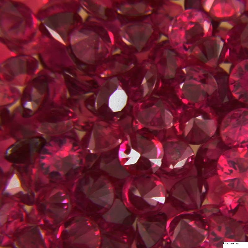 97ct /15pcs Natural Red Ruby Faceted Loose Gemstones Wholesale Lot 