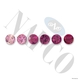 Loose Diamond Cut Round Pink Sapphire Melee Pink Sapphires 1 mm & up