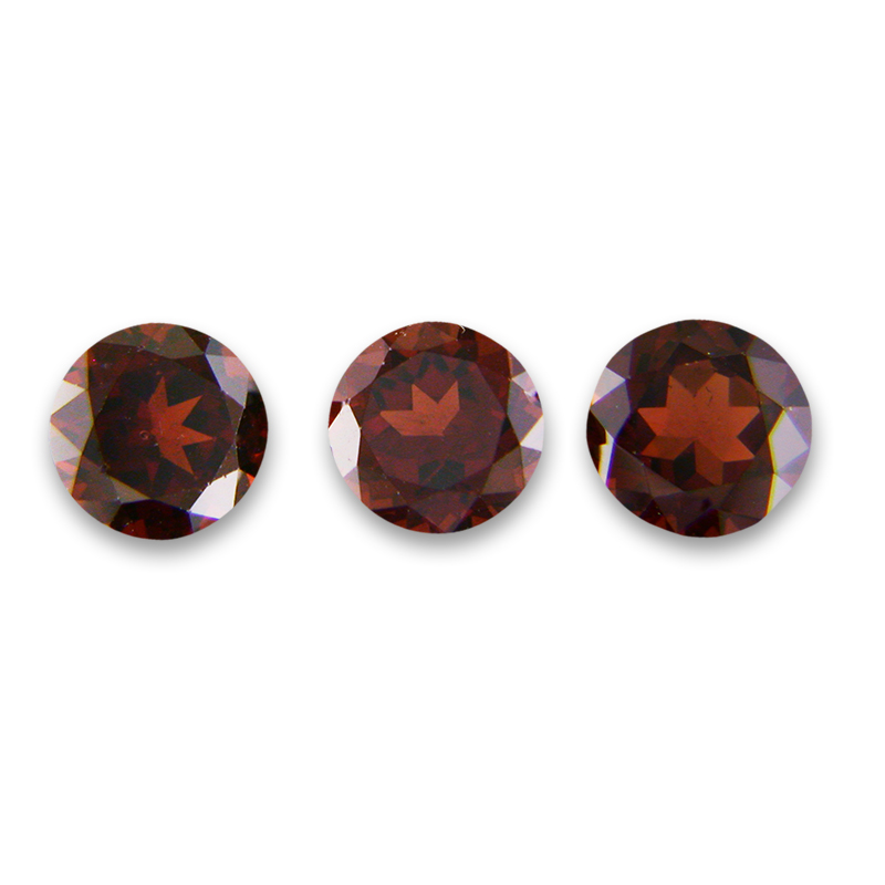 Round Calibrated Untreated Red Orange Garnets for Suites & Garnet Pairs - GA6099rd-1.jpg