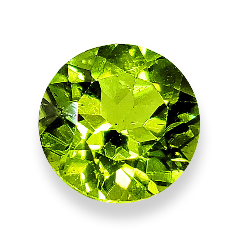 Loose Natural Untreated Round Peridot - Lively 2 ct Round Arizona Peridot - PE4054rd201.jpg