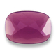 Loose Rose-Cut Cushion Rhodolite Garnet - Untreated Plum Red Rose Cut Garnet