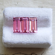 Loose Untreated Pink Maine Tourmaline Baguettes 5 x 3 mm