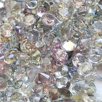 Diamond like brilliant pastel color calibrated round untreated sapphires. These diamond cut round sapphire melee are natural unheated sapphires from the Umba River region of Tanzania.  We stock this diamond colors Umba Sapphire melee in sizes starting at 