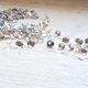Diamond Cut Round Untreated / Unheated Pastel Sapphire Melee 1.5 mm +