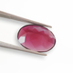 Loose Oval Rose-Cut Pink Tourmaline - Untreated Raspberry Pink Rose Cut Tourmaline