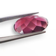 Loose Oval Rose-Cut Pink Tourmaline - Untreated Raspberry Pink Rose Cut Tourmaline