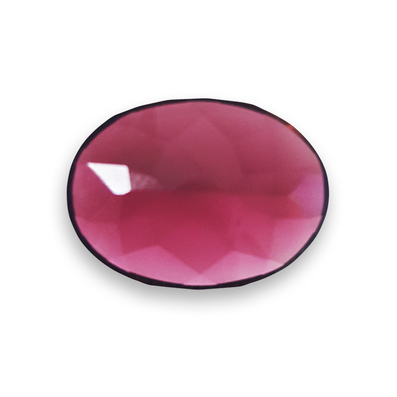 Loose Oval Rose-Cut Pink Tourmaline - Untreated Raspberry Pink Rose Cut Tourmaline - PKTO114ov613b.jpg