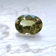 Loose Oval Unheated 3+ carat Green Umba Sapphire - Natural Untreated Martini Olive Color Sapphire