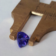 Loose&nbsp;7mm&nbsp;Trillion Tanzanite - Lively Fine Purple Blue Tanzanite