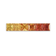 Princess-Cut Square Untreated Ombre Orange Sapphires