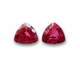 Loose Pair of Untreated Red Spinel Trillions