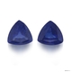 Pair of Trillion Blue Sapphires