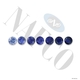 Loose Diamond Cut Round Blue Sapphire Melee Sapphires 1 mm & up