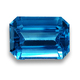 Loose Emerald-Cut Blue Topaz&nbsp; - Natural Caribbean Blue Topaz