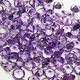 Loose 4 mm Round Rose-De-France Amethyst Melee (Calibrated)