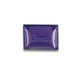 Loose Rectangle Untreated Blue Purple Sapphire Cabochon - Unheated Violet Umba Sapphire Cab Baguette