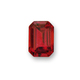 Loose Natural Emerald-Cut Orange Sapphire - Unheated E/C Orange Sapphire from Umba