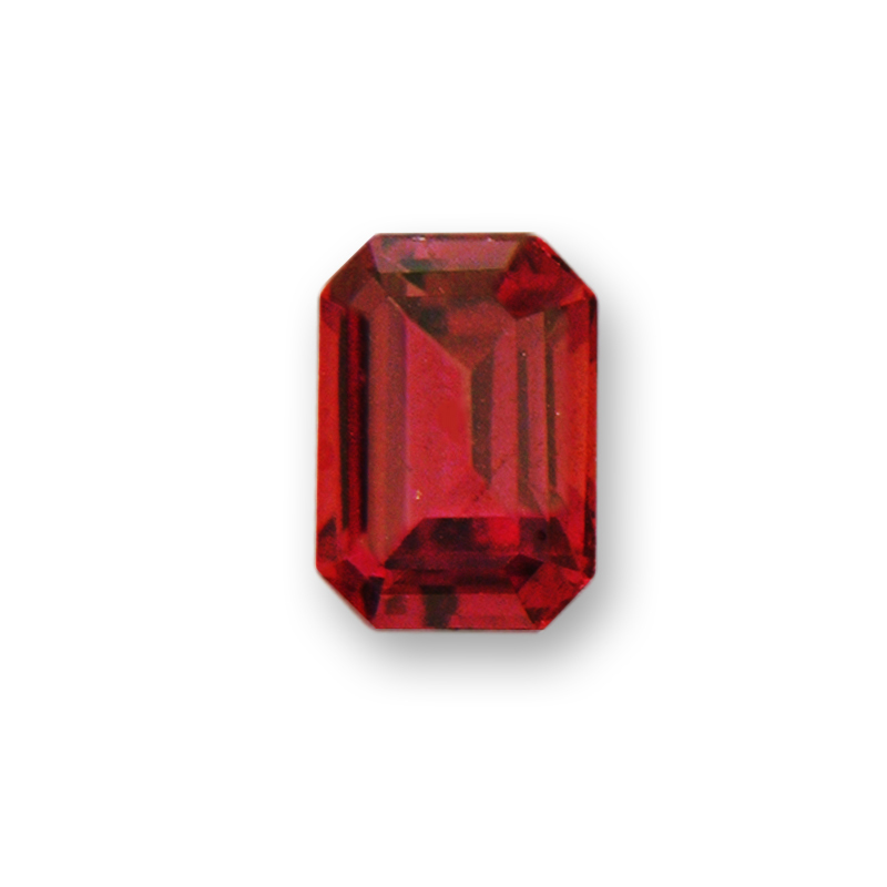 Loose Natural Emerald-Cut Orange Sapphire - Unheated E/C Orange Sapphire from Umba - OS5005ec64.jpg