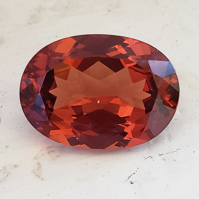 Loose Large Fiery Orange Malaya Garnet -- Untreated Oval Malaya Garnet over 13 carats - MGr3812ov1385.jpg