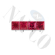 Calibrated Princess Cut Ruby Melee for Suites Square Rubies 1.7 mm & Up