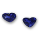 Pair of Heart Shape Blue Sapphires - Loose Sapphire Hearts