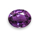 Loose Oval 2.50 carat Untreated Purple Sapphire