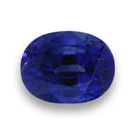 Stunning oval royal blue sapphire. This rich fine blue oval sapphire is very lively and clean. Could also be used in a setting that requires a sapphire antique cushion. Genuine sapphire beauty here! Just over  4 carats this blue sapphire would be per