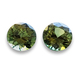 Loose Round Pair of Green Sapphires - 4.8 mm Round Green Sapphire Pair