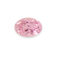 Brilliant unheated pink sapphire that is full of life!  Nicely cut oval with a light baby pink morganite like color yet super lively.  Just a really pretty oval pink sapphire.