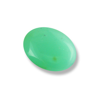 Nice large untreated minty seafoam green opal cabochon.  This oval green opal cab is opaque but with a creaminess look to it.  Very soothing even color.
